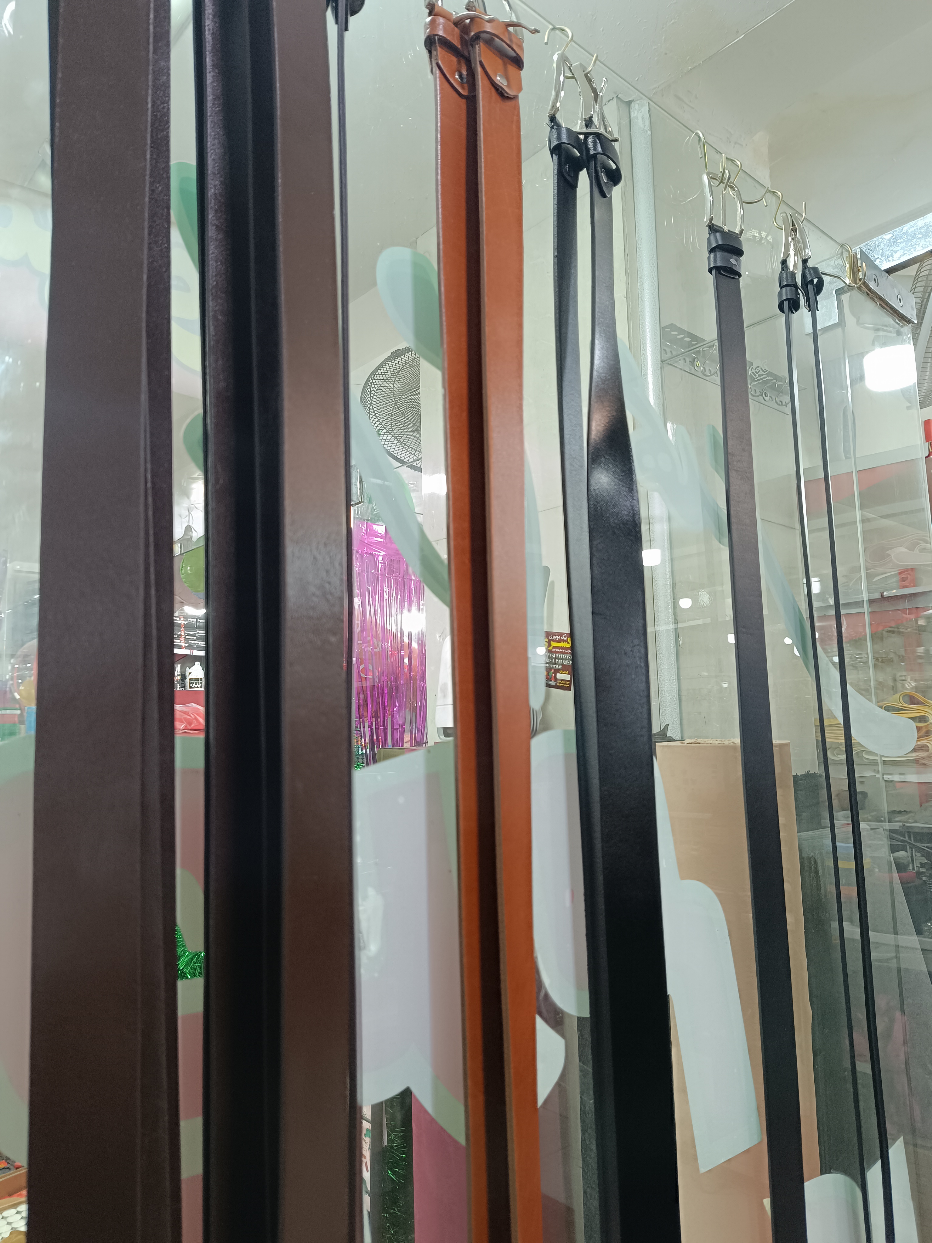 کمربند چرم طبیعی گاوی