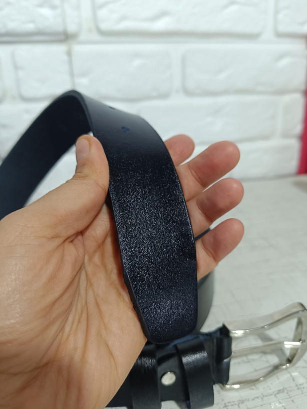 کمربند چرم گاومیش اصل سگک ساده