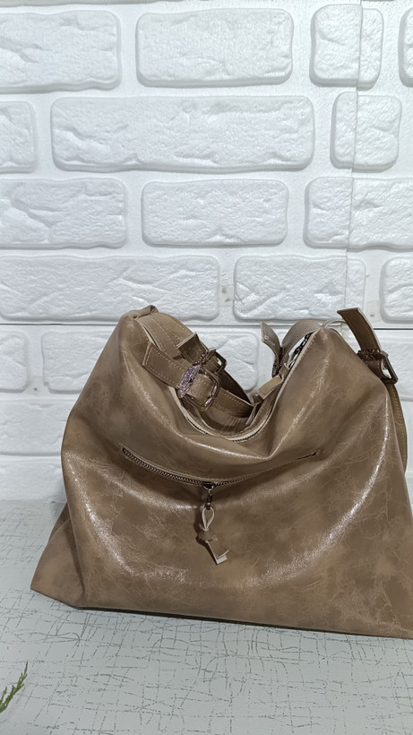 کیف دوشی چرم مدل هوبو